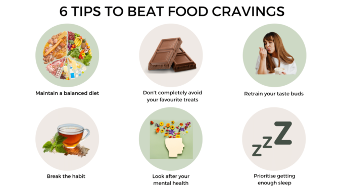 Tips for avoiding cravings while on a diet